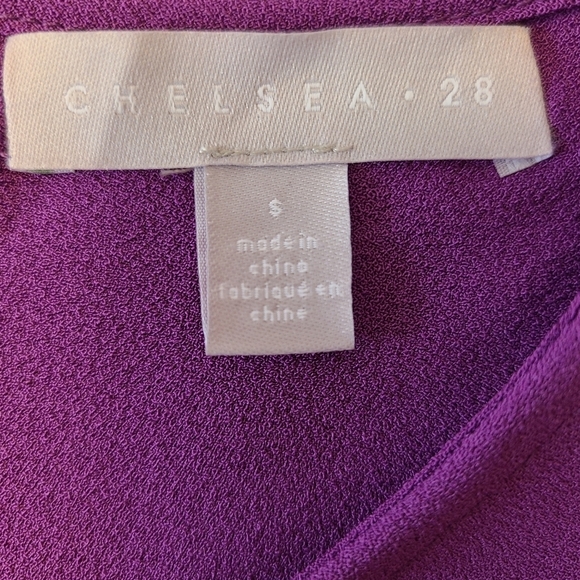 Chelsea 28 Crepe Shift Dress In Purple - Picture 9 of 14